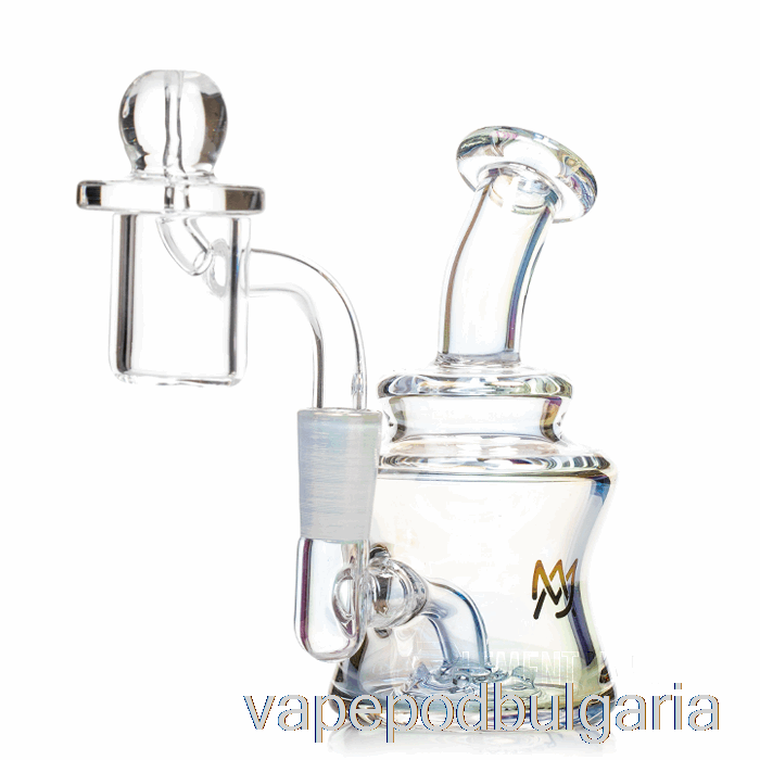 Vape 10000 Дръпки Mj Arsenal Jammer Mini Dab Rig Iridescent